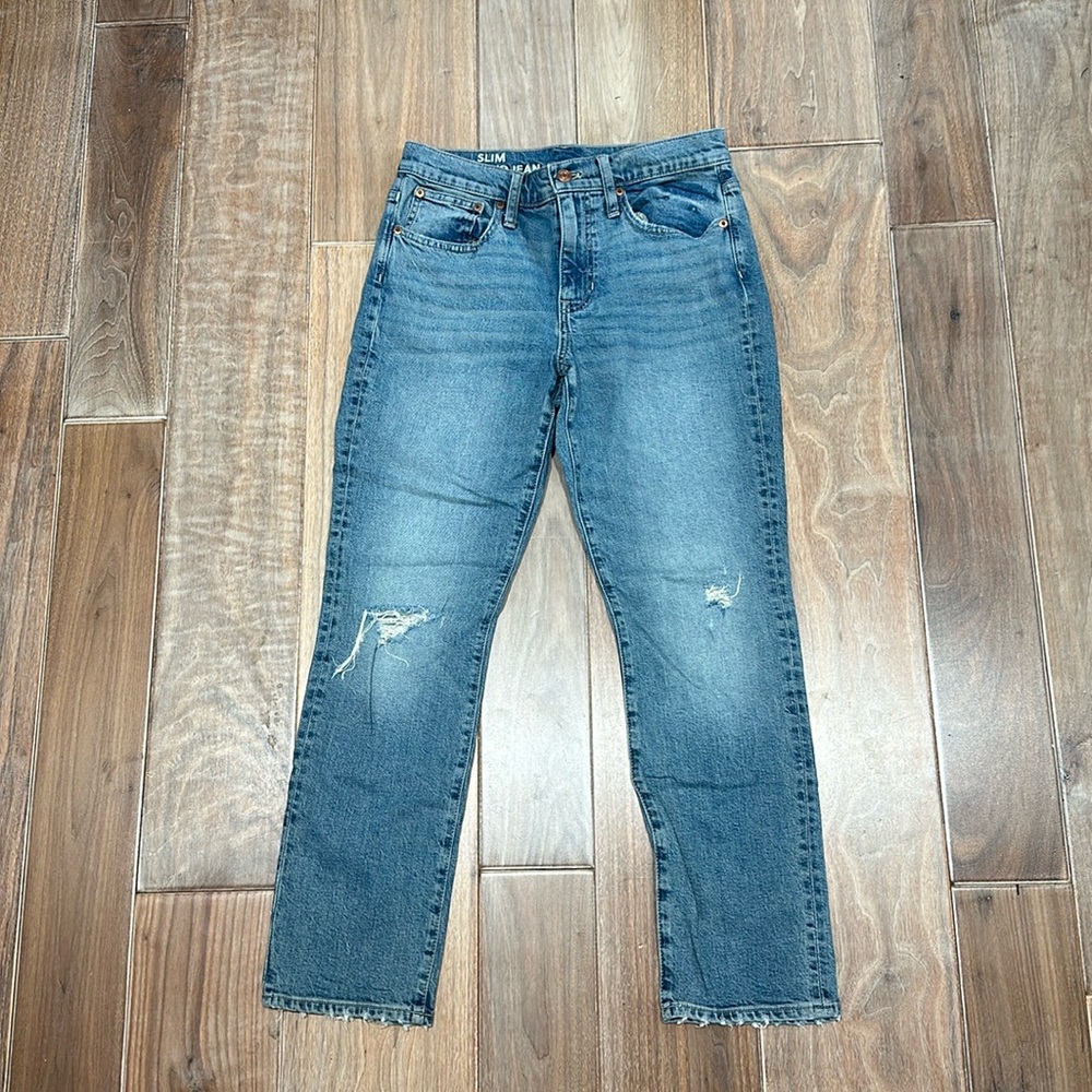 NWOT JCREW size 26 slim boyfriend denim, so in style!